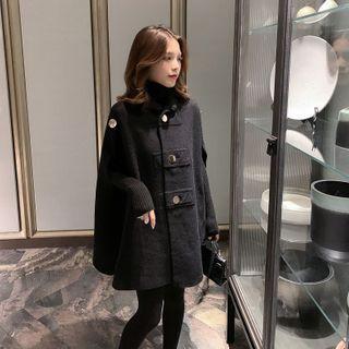 Single Breasted Cape Coat