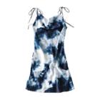 Tie-dyed Tie-dyed A-line Dress