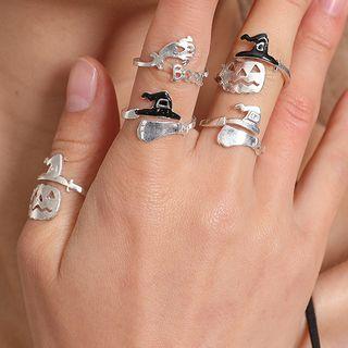 Halloween Pumpkin Open Ring
