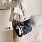 Chained Quilted Tote Bag