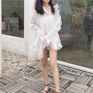 Oversized Chiffon Shirt