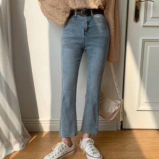 High-rise Straight Leg Jeans