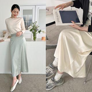 Sway Satin Maxi Skirt