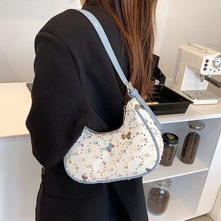Butterfly Print Shoulder Bag