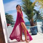 Strappy Maxi Sun Dress Fuchsia - One Size