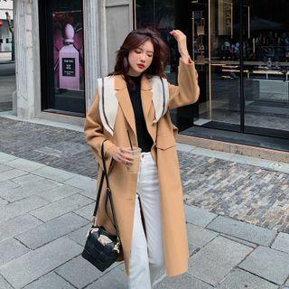 Contrast Panel Coat