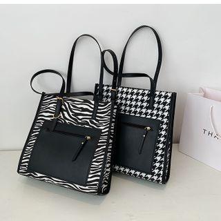 Studded Panel Crossbody Bag