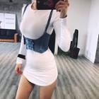 Buckled Denim Belt