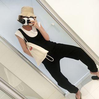 Pocket-detail Cotton Jumpsuit