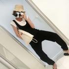 Pocket-detail Cotton Jumpsuit