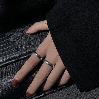 Set Of 2: Ring Man - 1pc - Silver - One Size