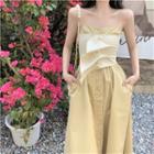 Sleeveless Single-breasted Dress / Corset
