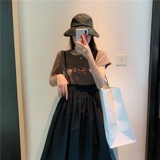 Suspender Midi Dress / Short-sleeve T-shirt
