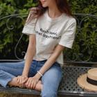 Boyfriend Printed Cotton T-shirt