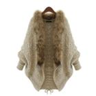 Faux Fur Cardigan