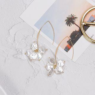 Freshwater Pearl Fringed Earring E2509 - As Shown In Figure - One Size