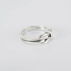 925 Sterling Silver Knot Open Ring