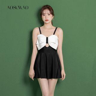 Cutout Bow Swimdress / Bow Swimsuit / Swim Bottom / Swim Skirt / Set