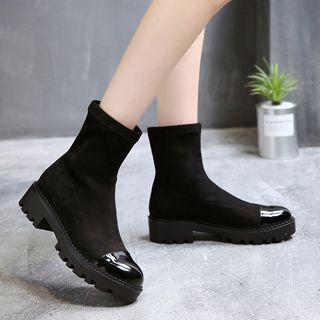 Cap Toe Short Boots