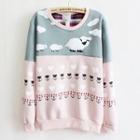 Sheep Printed Pullover