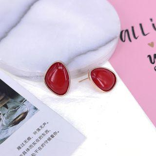 Irregular Stone Earring Earring - One Size