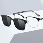 Square Glasses With Magnetic Snap On Sunglasses