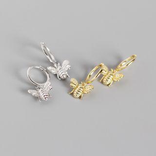 925 Sterling Silver Bee Dangle Earring
