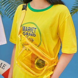 Transparent Plastic Sling Bag