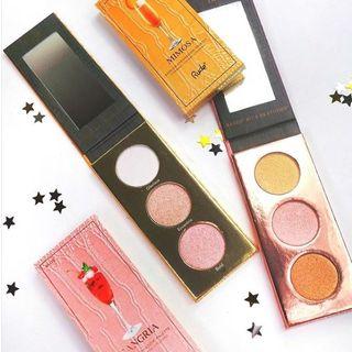 Rude  - Cocktail Party Luminous Highlight / Eyeshadow Palette (2 Colors), 4.8g