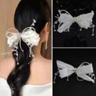 Bow Fabric Wedding Hair Clip