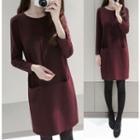 Long-sleeve Pocket Dress