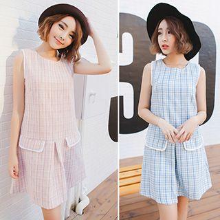 Tweed Sleeveless Dress