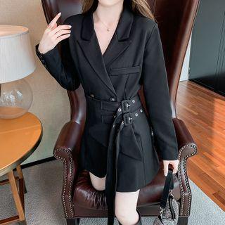 Buckled Blazer Dress
