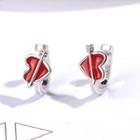 Heart Ear Cuff 1 Pair - Clip On Earring - As Shown In Figure - One Size