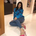 Graphic Leopard Pattern Sweater