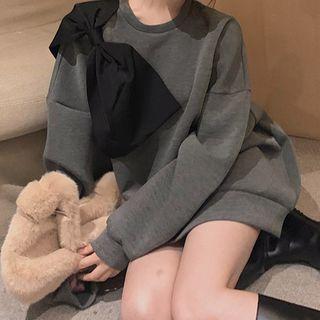 Plain Sweatshirt Gray - One Size