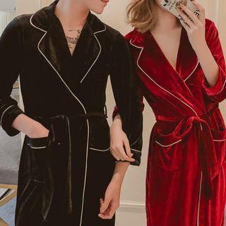 Couple-matching Velvet Night Gown