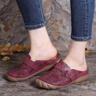 Flower Pointelle Mules