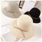 Bow Crochet Bucket Hat