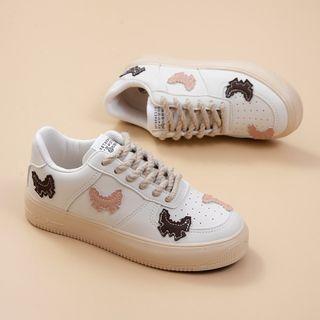 Cartoon Applique Sneakers