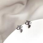 Alloy Bat Cuff Earring 1 Pair - Clip On Earring - One Size
