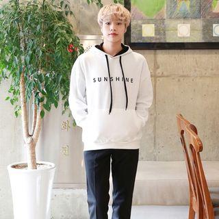 Sunshine Embroidered Two-tone Hoodie