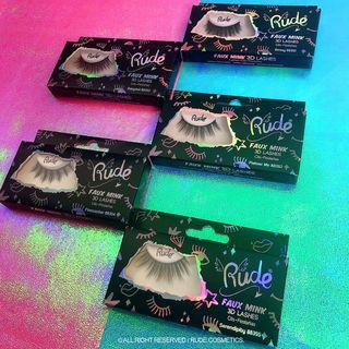 Rude - Faux Mink 3d Lashes (21 Types)