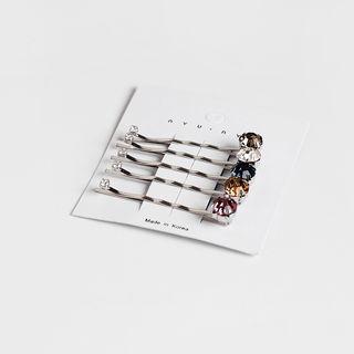 Set Of 10: Hair Pin Set Of 5 - As Shown In Figure - One Size
