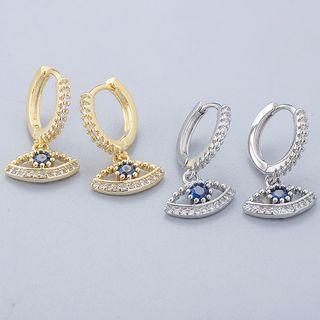 Evil Eye Drop Earring