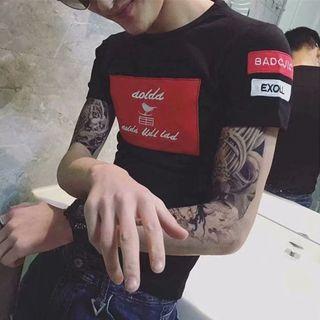 Short Sleeve Applique T-shirt