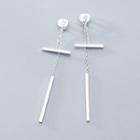 925 Sterling Silver Bar Dangle Earring 1 Pair - Dangle Earring - One Size