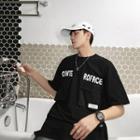 Lettering Pocket Detail Short-sleeve T-shirt