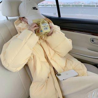 Long Sleeve Padded Plain Jacket