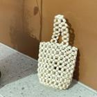 Perforated Wood Tote Bag
